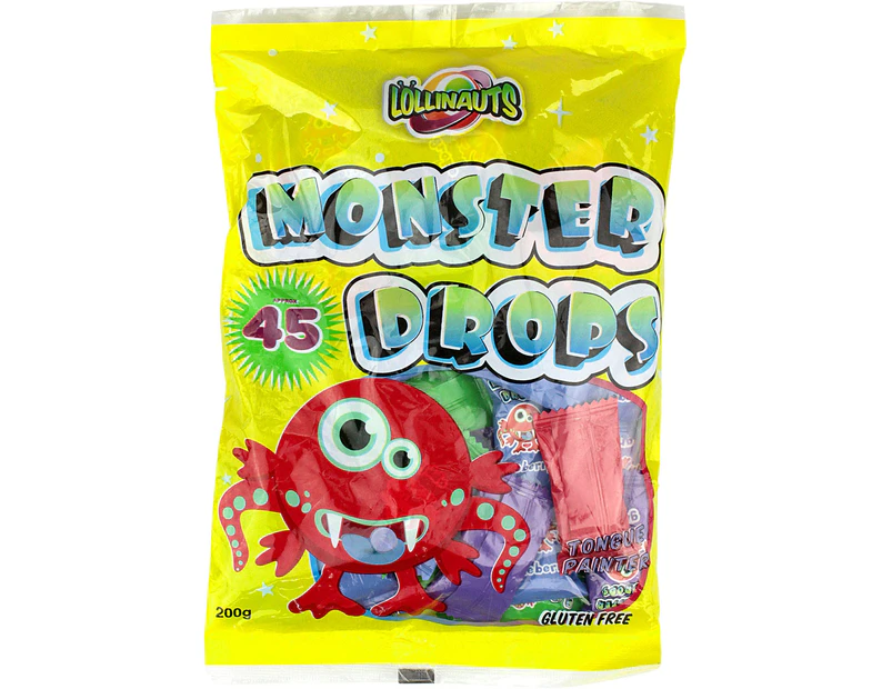 Monster Drop Lollies (200g)