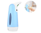 Automatic soap dispenser, 400ml non-contact infrared sensor soap dispenser, with USB charging and deep waterproof - Blue