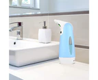 Automatic soap dispenser, 400ml non-contact infrared sensor soap dispenser, with USB charging and deep waterproof - Blue