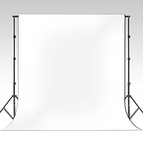 3m x 3.6m Photography Muslin Backdrop Photo Background Back Drop Studio Video ~ White