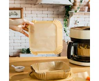 100x Square Air Fryer Disposable Parchment Baking Paper Non-Stick Liner Pan Oven Mat