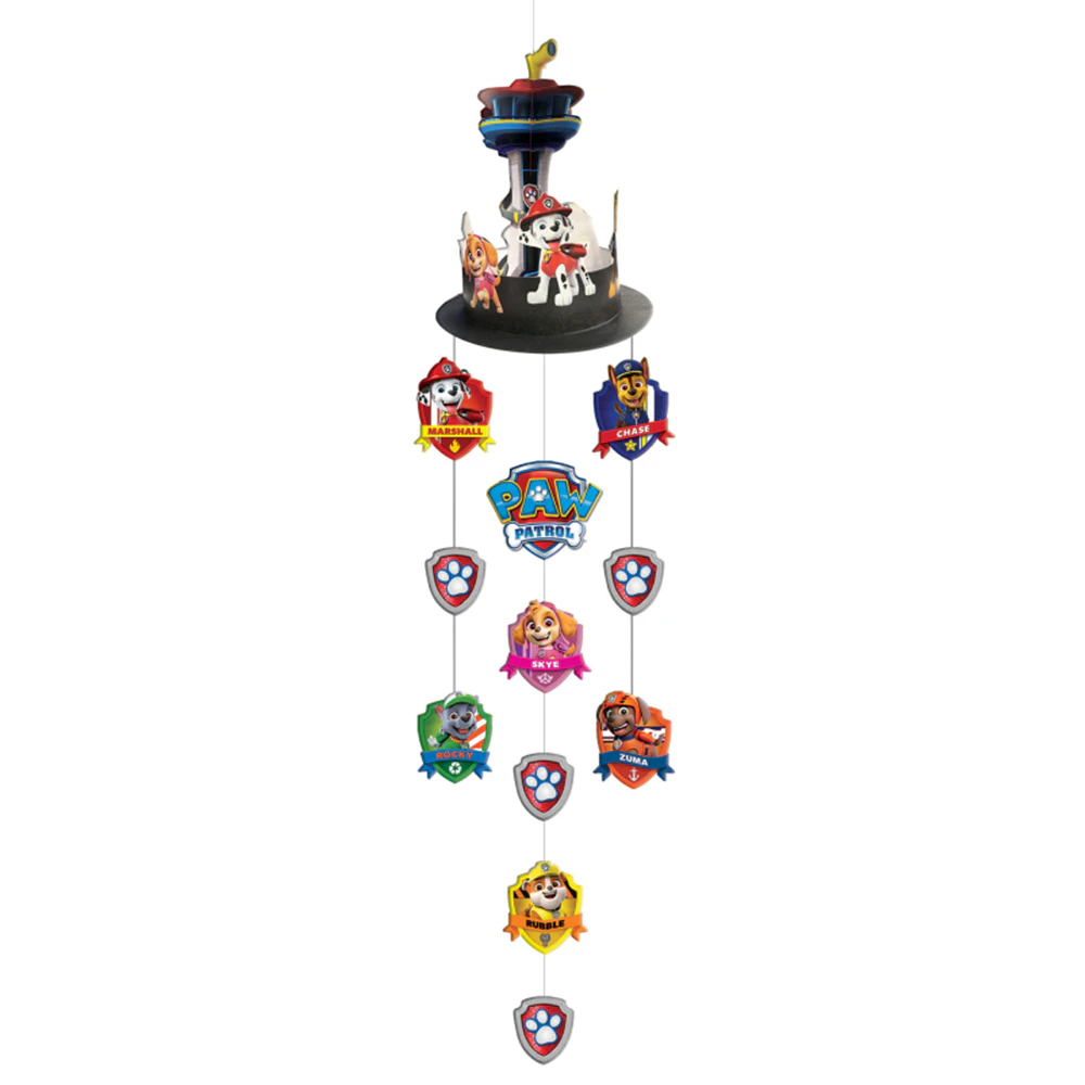 Paw Patrol Adventures 3D Hanging String Decoration