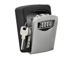 Wall Mounted Key Box Lock With Combination High Security Steel Storage 4 Digit