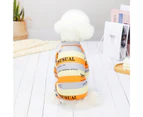 Dog Costume Letter Printing Four-legged Polyester Comfortable Puppy Bodysuit Jumpsuit for Daily Life-Orange M