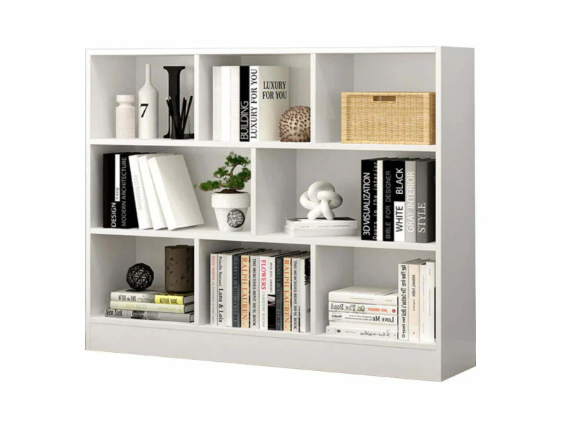 White Bookshelf Display Shelf Bookshelves Storage Cabinet Bookcase Stand Rack