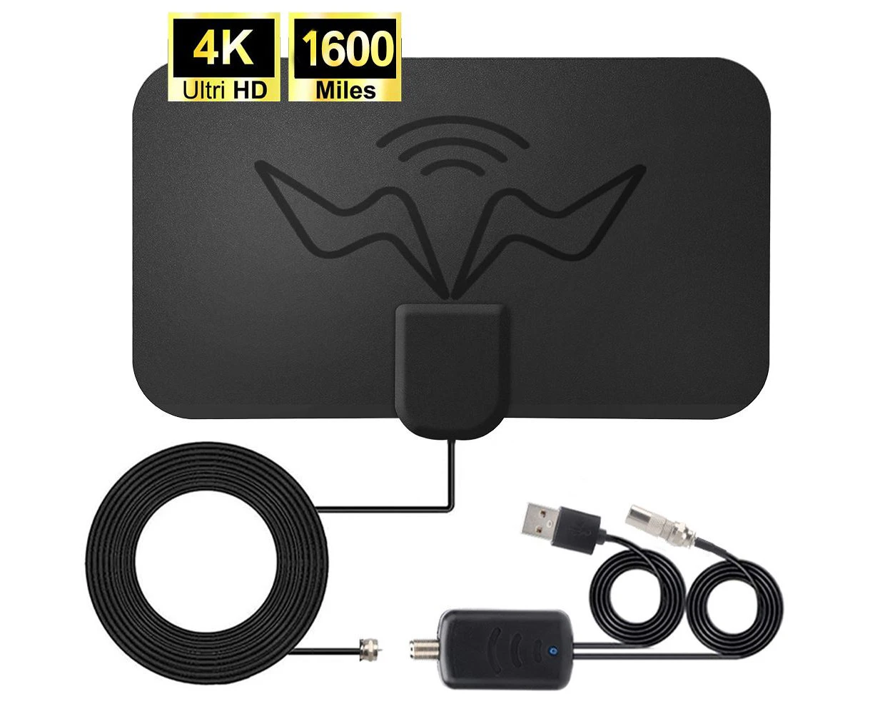 4K 1600 Miles Indoor TV Signal Amplifier Digital Antenna