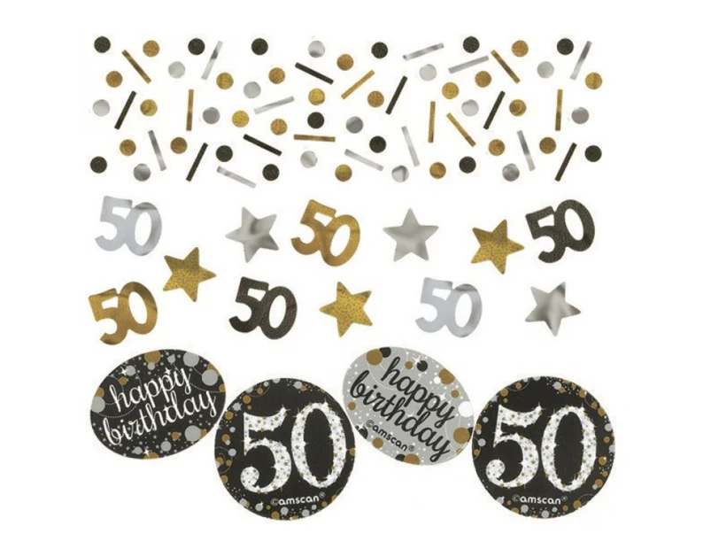 50th Birthday Sparkling Celebration Confetti