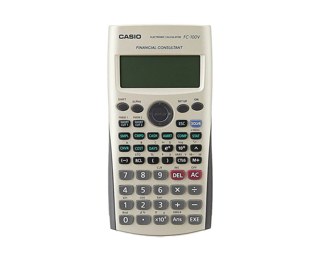 Casio Financial Calculator FC-100V FC100V FC100