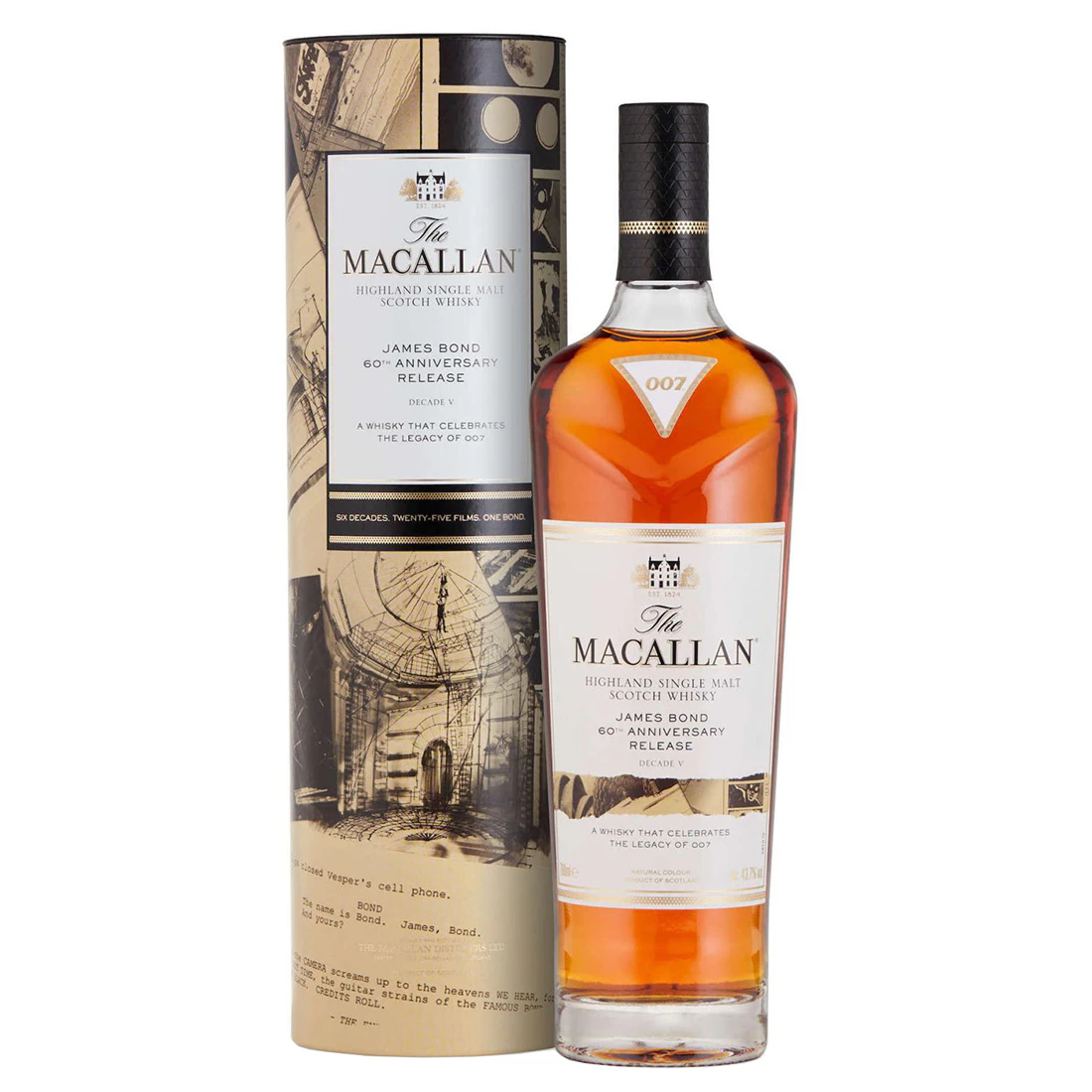 Macallan James Bond 60th Anniversary Release Decade V 700ml