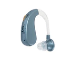 USB Rechargeable Mini Digital Sound Amplifier Hearing Aid - Blue