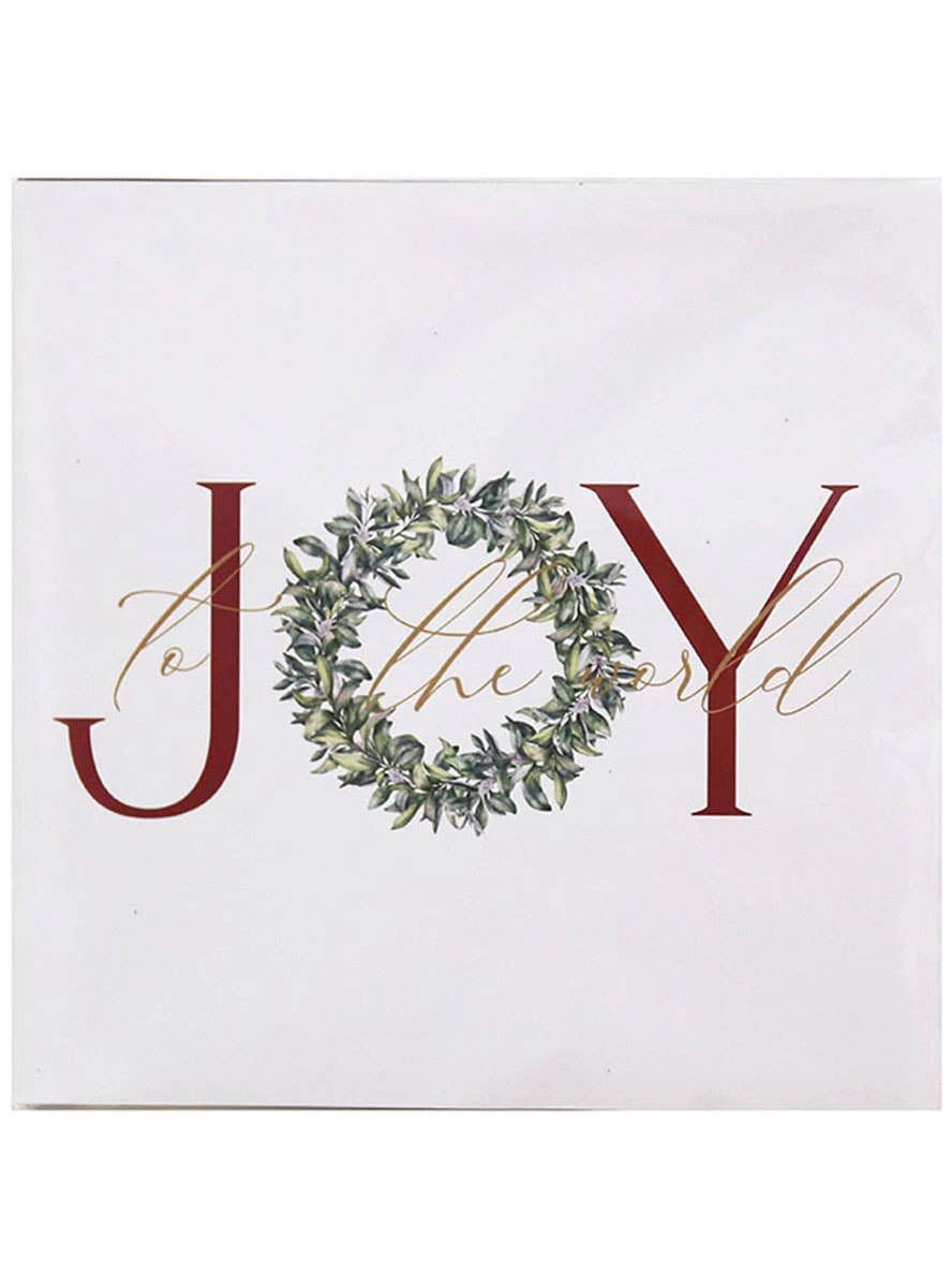 Joy To The World 20 Pack Christmas Napkins - New