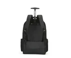 Tosca Oakmont Trolley Wheeled Ballistic Fabric Backpack Bag 50x35x25cm - Black