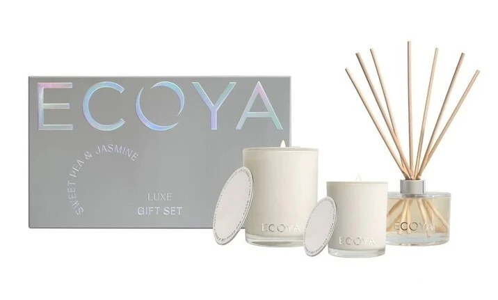 Ecoya Luxe Gift Set - Sweet Pea & Jasmine