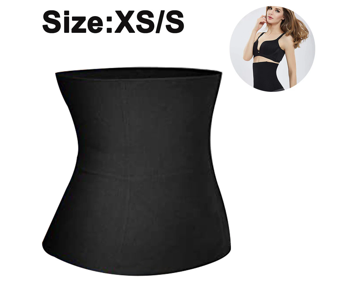 1 pcs Seamless Postpartum Belly Band Wrap Underwear, C-section Recovery Belt Binder Slimming Shapewear for Women - Black