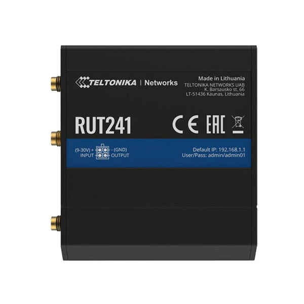 Teltonika Rut241 Compact Industrial 4G Lte Router Equipped