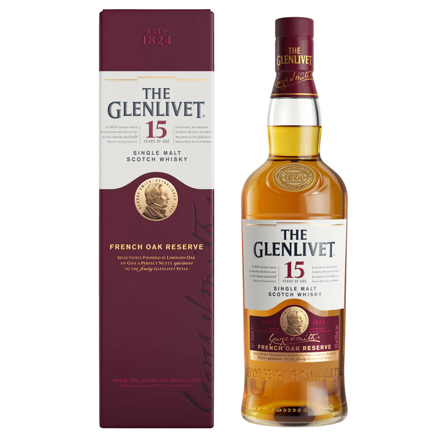 Glenlivet 15 Year Old French Oak Reserve Single Malt Whisky 700ml