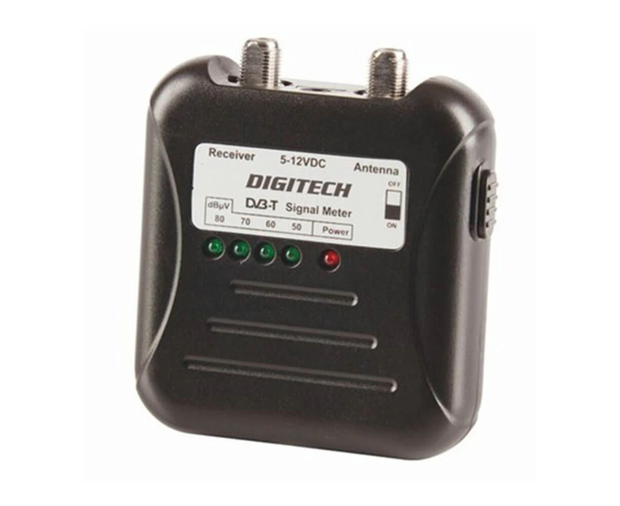 Digitech Digital TV Signal Finder Meter Indicator w/ F-Type Lead