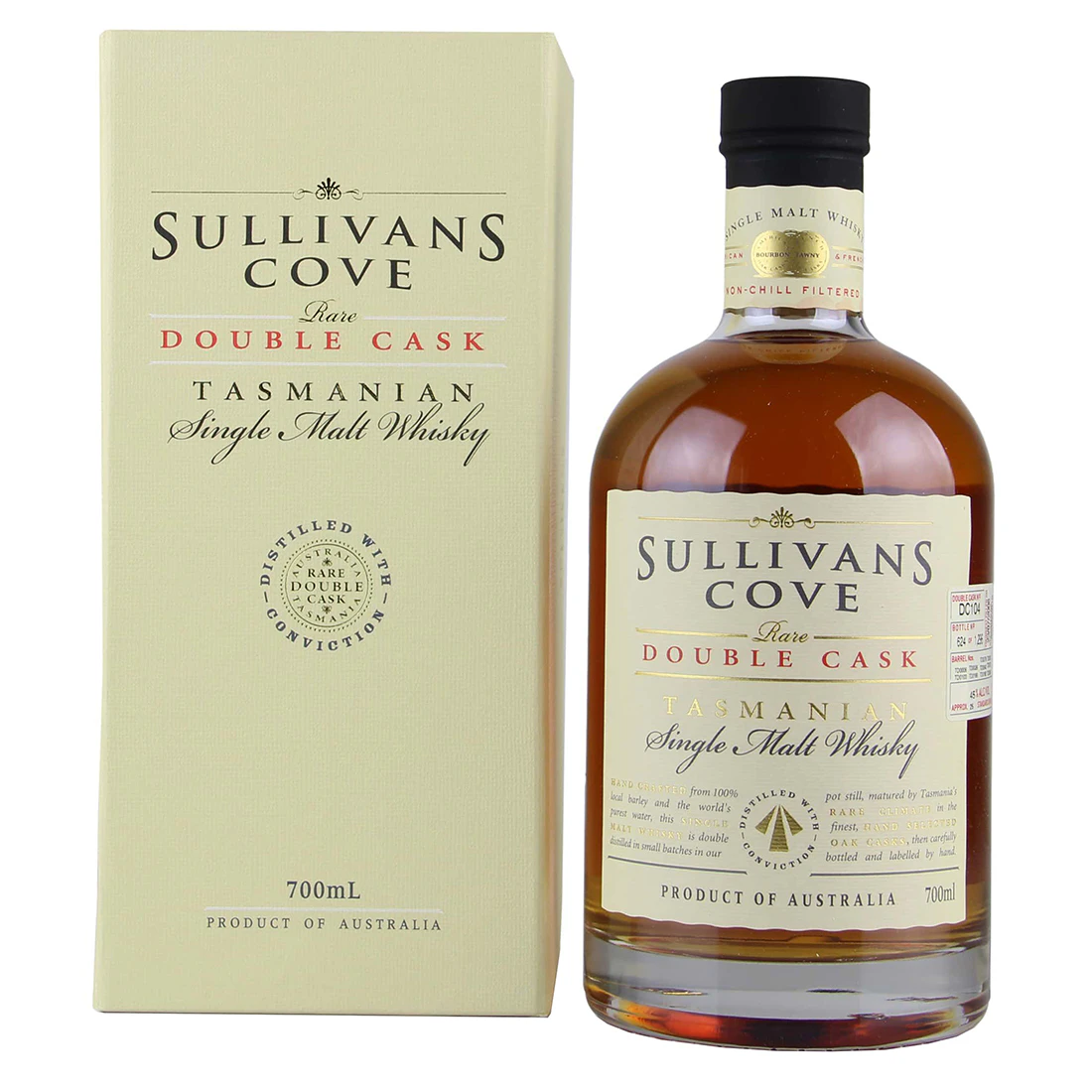 Sullivans Cove DC104 11 Year Old Double Cask 2008 Single Malt Whisky 700ml