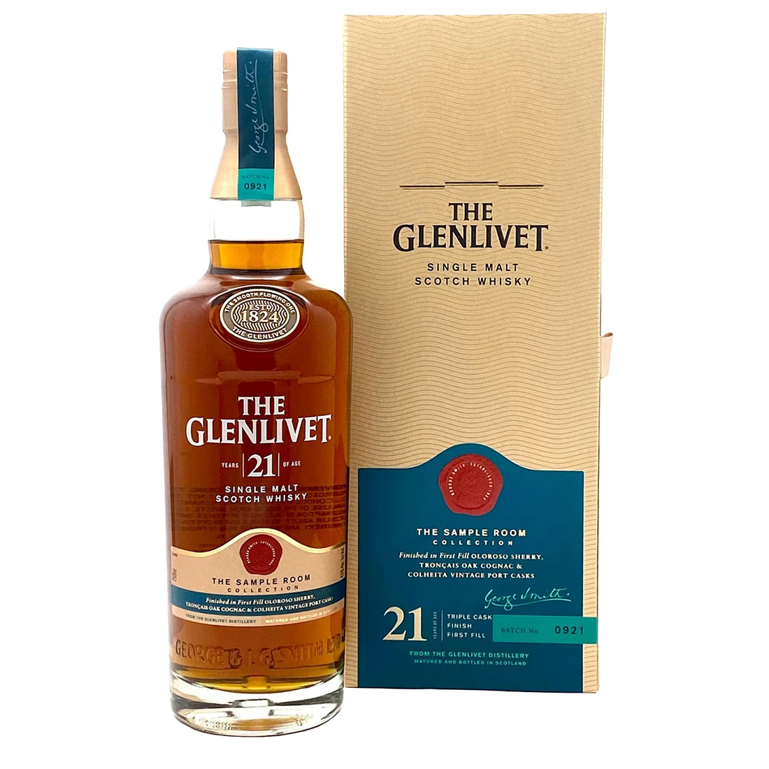 Glenlivet 21 Year Old The Sample Room Collection Single Malt Whisky 700ml