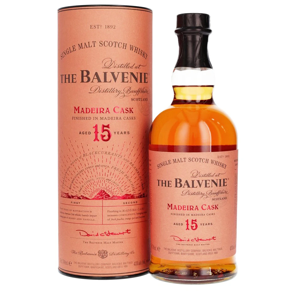 Balvenie Madeira Cask 15 Year Old Single Malt Whisky 700ml