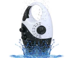 Waterproof Shower Radio,Adjustable Volume Shower AM FM Button Speaker