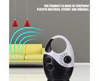 Waterproof Shower Radio,Adjustable Volume Shower AM FM Button Speaker