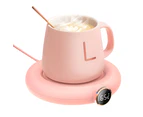USB Interface 3 Temperatures Coffee Cup Beverage Warmer - White