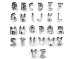 26Pcs Alphabet Letters Biscuit Cookie Fondant Cake Baking Mold Cutter Mould Tool