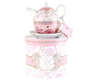 20 Year Roses Tea For One Set Pink 350ml/450ml  Drinking Cup Teacup/Teapot