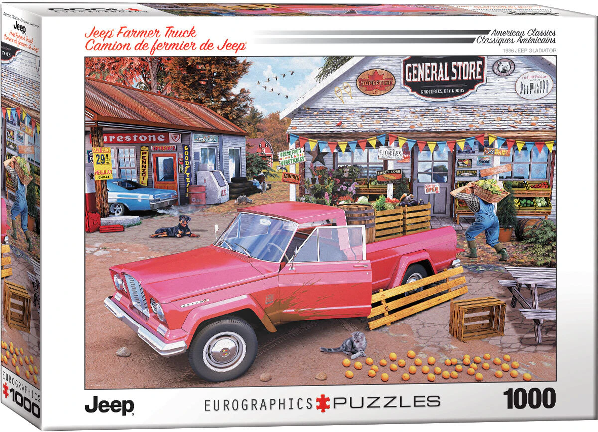 Eurographics - Jeep Farmer Truck Puzzle 1000pc