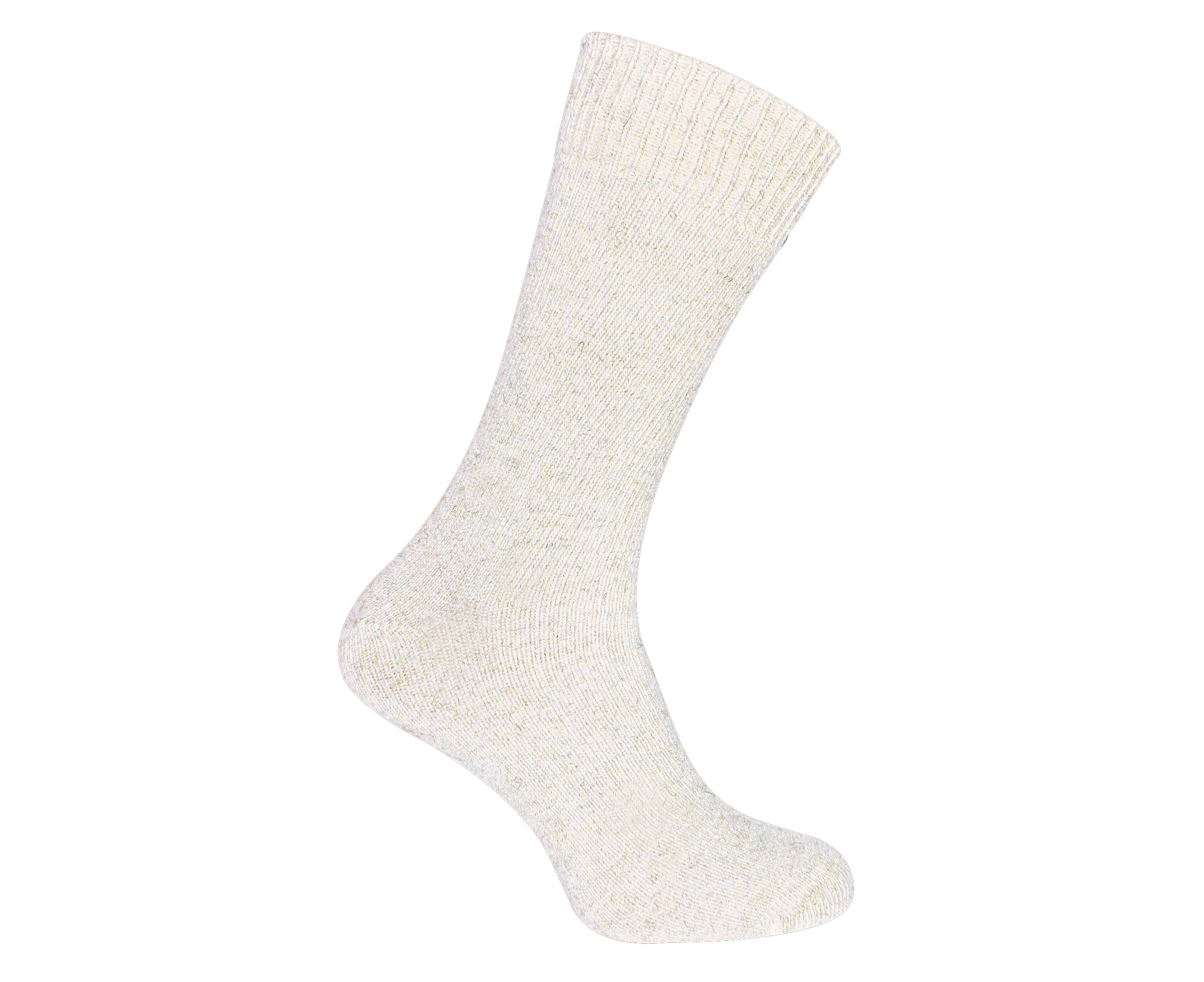 Luxury Alpaca Wool Socks for Men & Women | The Highland Sock Co. | Everyday Alpaca Socks for Winter - White