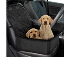 RDMCMCar Seat with Pet Seat Belt, Dog Booster Seats Fold Down Flaps ,Black