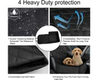 RDMCMCar Seat with Pet Seat Belt, Dog Booster Seats Fold Down Flaps ,Black