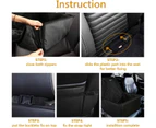 RDMCMCar Seat with Pet Seat Belt, Dog Booster Seats Fold Down Flaps ,Black