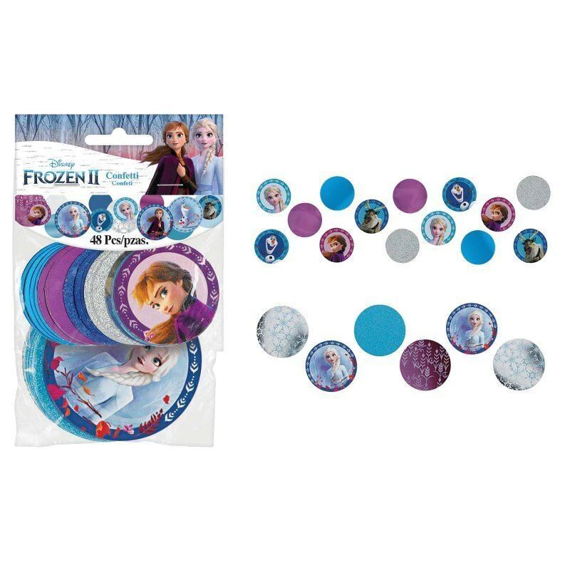 Frozen 2 Giant Confetti Circles 48 Pack