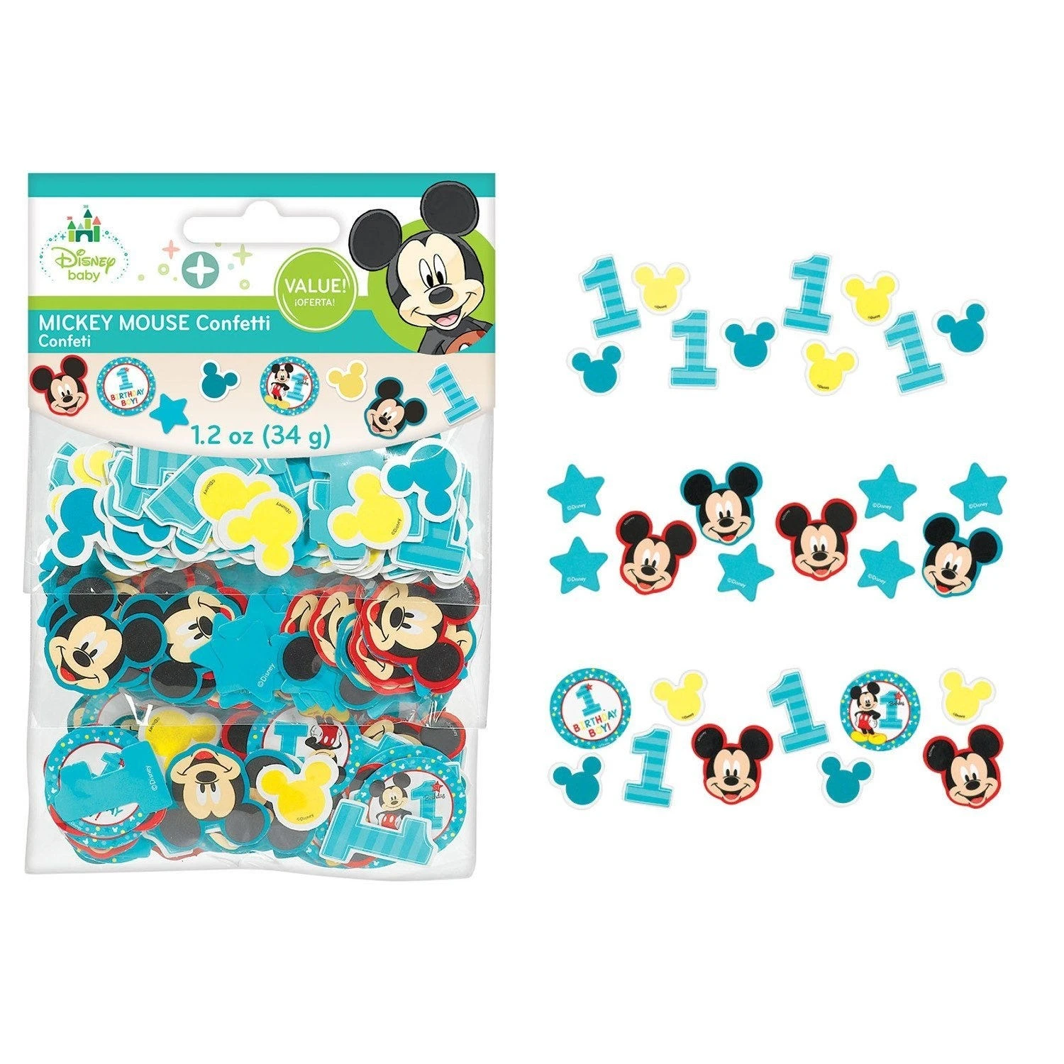 Mickey Mouse Fun To Be One Confetti/Table Scatters