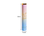 Mini Handheld Confetti Tube Decorative Wedding Spring Confetti Cannon for Celebration  Pink