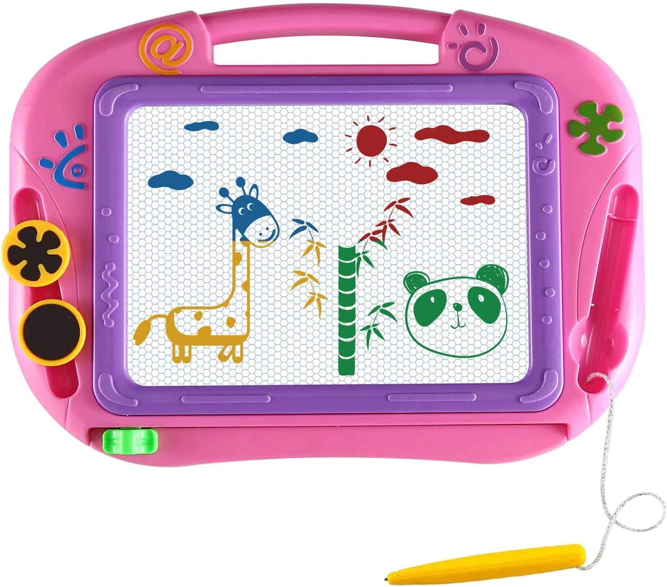 Magnetic Drawing Board Gifts for Toddlers,Kids Travel Doodle Board Toys for Age 3 4 Year Old Girls