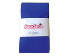 Sock Snob Womens 80 Den Opaque Coloured Winter Fashion Tights - Cobalt Blue