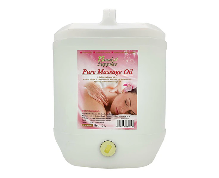 Pure Massage Oil 10L - White Oil Premium Grade - No Cube Spanner