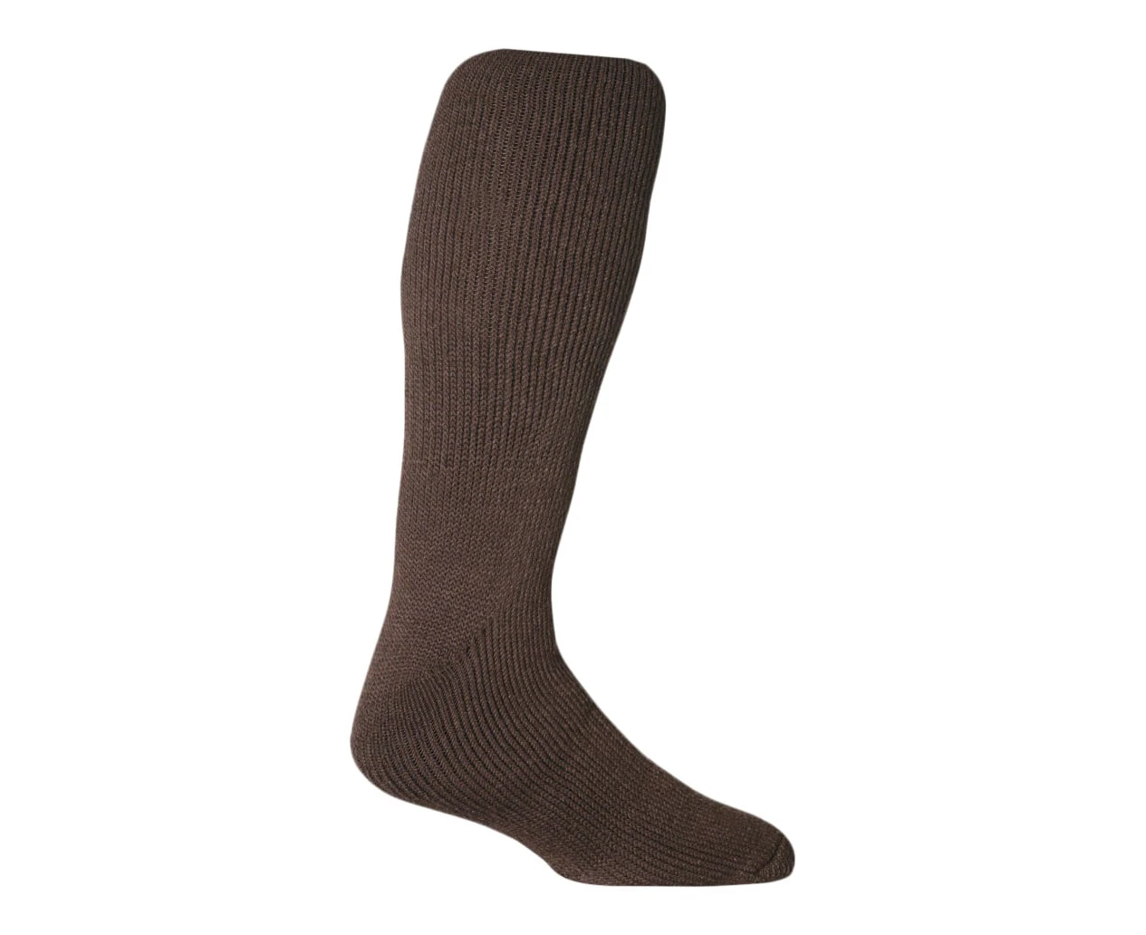 Heat Holders - Mens Extra Long Thick Thermal Knee High Socks 6-11 UK - Brown