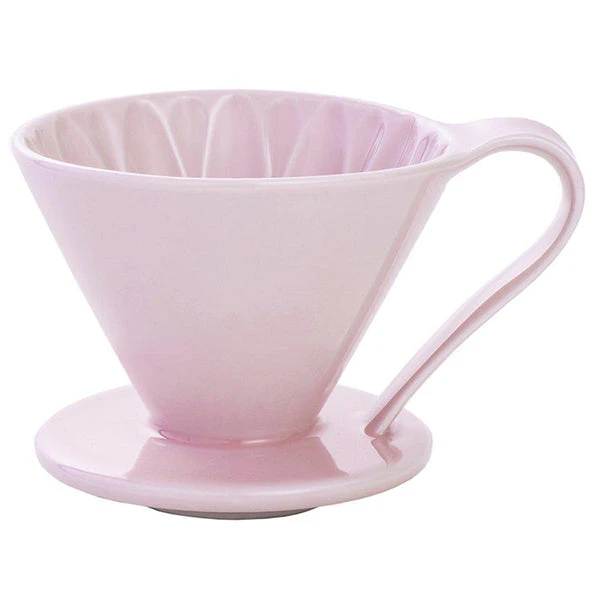 Cafec Flower Dripper - 2 Cup / White