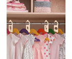 8Pcs Wooden Newborn Baby Clothes Dividers Closet Wardrobe Nursery