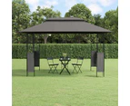 vidaXL Gazebo with Roof Anthracite 400x300x270 cm Steel