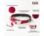 Dog Gone Smart Comet LED Pet Reflective Safety Collar Red Large