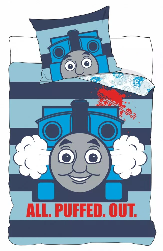 Thomas and Friends All Puffed Out Quilt Cover Set - Single Bed Size