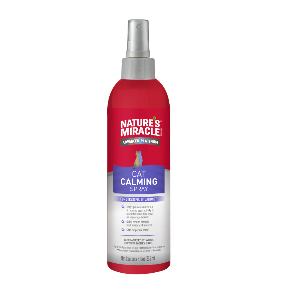 Natures Miracle Advanced Platinum Pet Cat Calming Spray 236ml