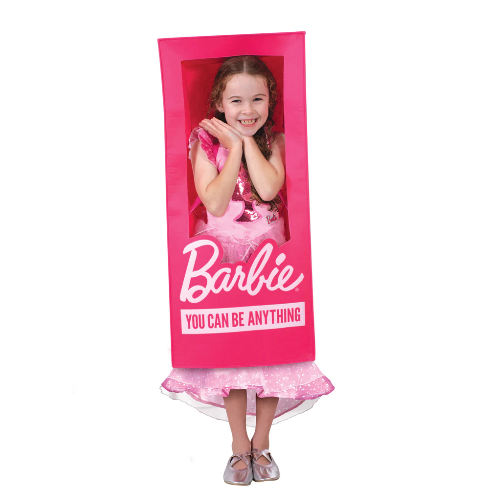 Barbie Lifesize Doll Box Costume for Kids - Mattel Barbie