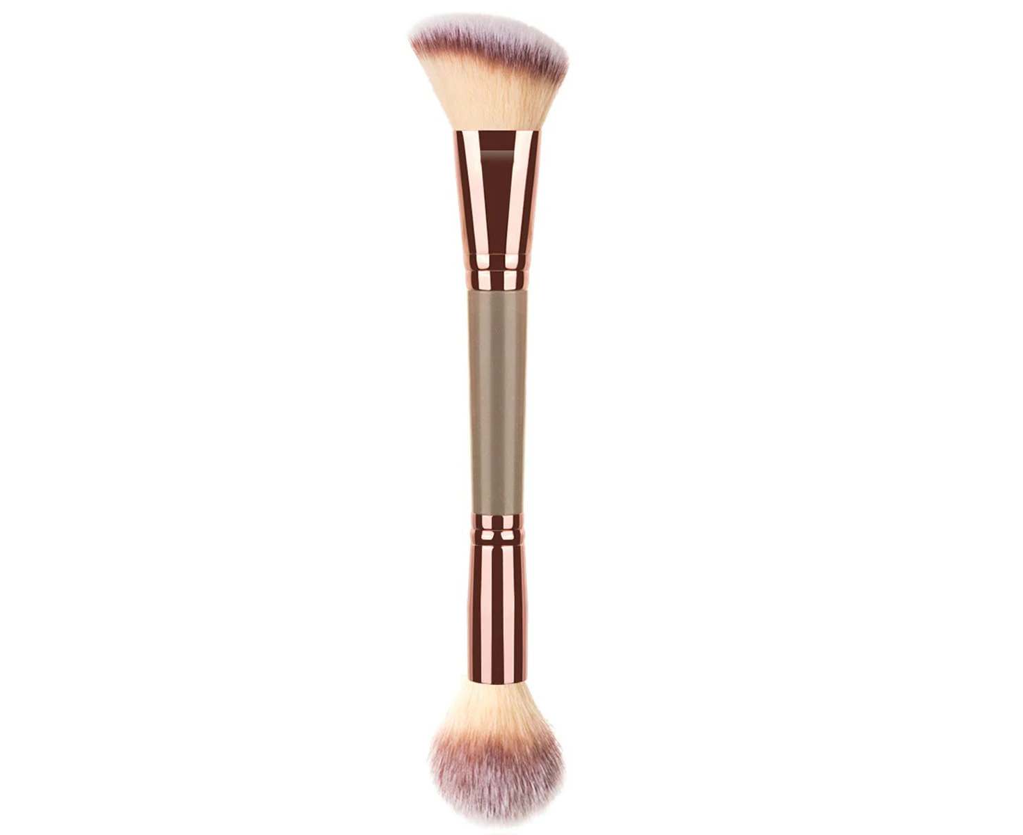 Foundation Makeup Brush, Double Ended Makeup Brushes for Blending Liquid Powder, Concealer Cream Cosmetics, Blush Brush