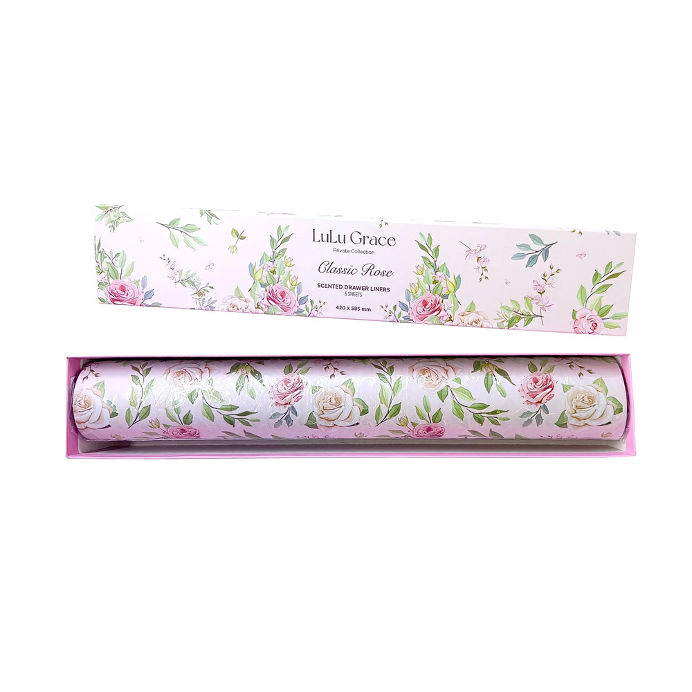 Lulu Grace Rose Scented Drawer Liners Pack Of 6